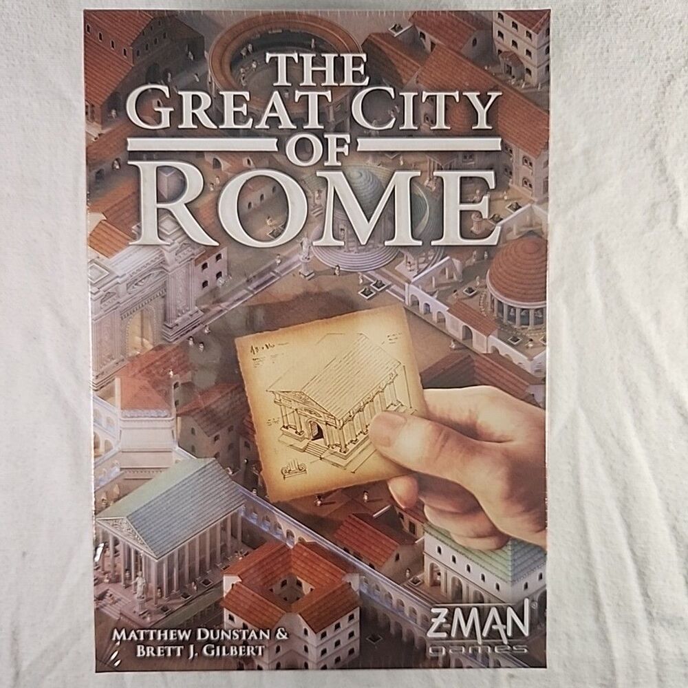 Game The Great City of Rome Board Rebuild the Eternal City Construct Arrange